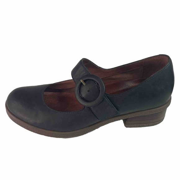 Dansko Dark Leather Mary Jane Loafers - Picture 8 of 15